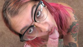 Goddess Bats gives head at the audition