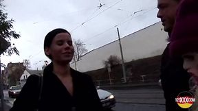 Adorable Brunette Picked up on the Street for Fucking