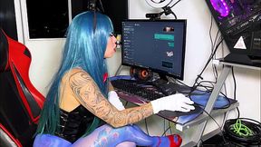 Bulma se folla a Goku mientras vegetta entrena