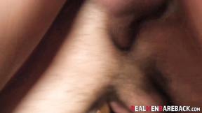 ”Latino twink Antonio Hacienda is barebacked hardcore by several dicks in a wild”