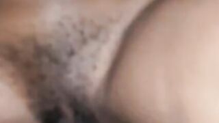 African Banged Missionary and Getting Cum on her Belly