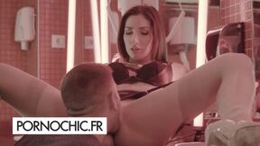 Encounter in the restroom for ass pumping