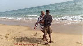 Beach love making
