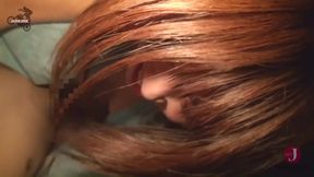 Seductive and elegant, the married woman plants the towering lust dick with pleasure deep inside her superb vagina.