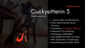 Demütigung durch Cuckysitterin - Teil 3 | Avalee Audio | German | Cuckolding | Keuschhaltung durch Bull | Cum Cleaning | Erotikaudio für Männer