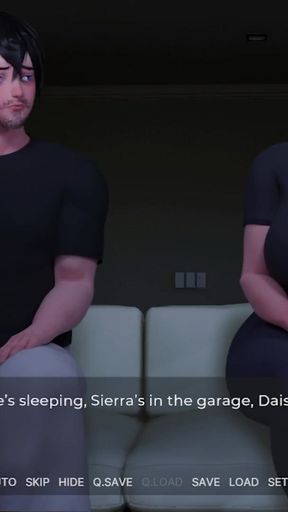 Key moment from "RAVEN GIVING BLOWJOB AFTER PLAYING VIDEO GAME - MANSION DAYS - PART - 2"