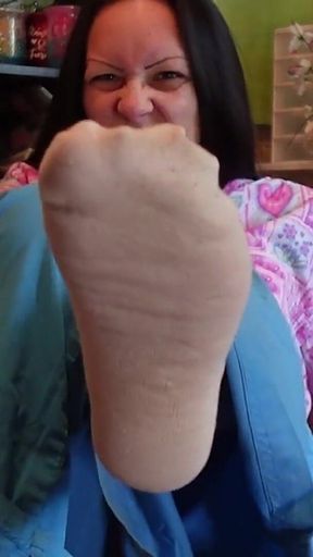 Dirty Nurse Feet