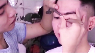 Chinese Goddess: Goth Crossdresser's Antique Web cam Demonstrate