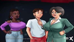 Big-Titted Teacher Jumps Into Anime Summer Fun For A Creamy Finish