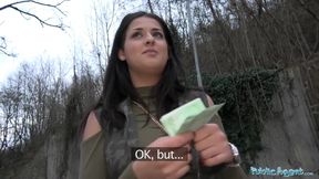 Public Agent Outdoor orgasms for Serbian beauty