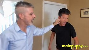 Jeff Gets Ear–Pulling Torment From Domineering Step Dad In Intense Fetish Session