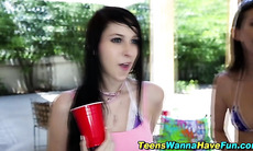 Amateur teen hos eat cum
