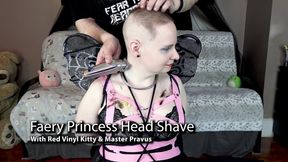 Faery Princess Head Shave 4k