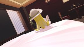 shinobu fucks gumi with a very long pink toy