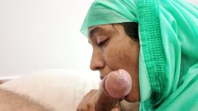 Muslim Deepthroat Queen Need Cum in Mouth Twice Wow