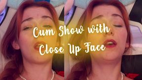 Cum Show with Close Up Face