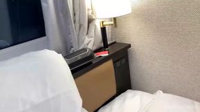 Rae Lil Black, an Asian amateur, gets a creampie and gives hardcore POV blowjob