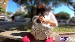 bianca naldy hermosa brasilena enganada por desconocido en las calles de sao paulo