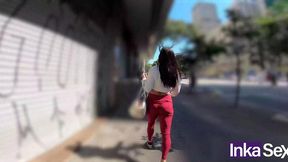 bianca naldy hermosa brasilena enganada por desconocido en las calles de sao paulo