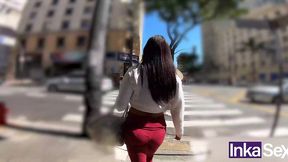 bianca naldy hermosa brasilena enganada por desconocido en las calles de sao paulo