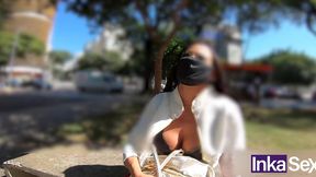 bianca naldy hermosa brasilena enganada por desconocido en las calles de sao paulo