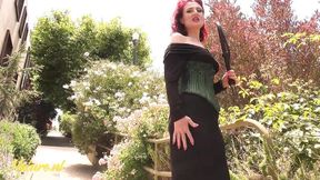 Whip video with enticing girlie from Mature NL Solo