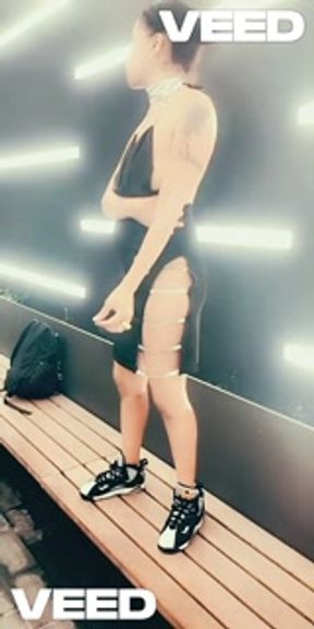 SOLO FEMALE Public Porn Cosplay New York City Walking Around The Town