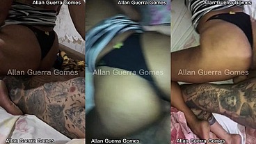 Uma Fã mulata veio me visitar e eu a recebi com todo carinho e ela gozou muito na minha rola do lutador de MMA Allan Guerra Gomes