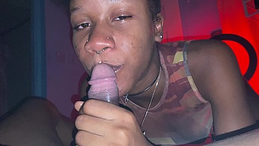 Getting My Dick Sucked From Jamaican pornstar