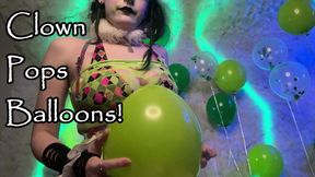 Clown Pops Balloons