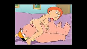 &iexcl_Chris se folla con la polla a Lois y a Meg! (Sfan)