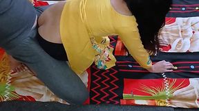 Step-Mother's Punjabi Back Pain Gets a Rubdown