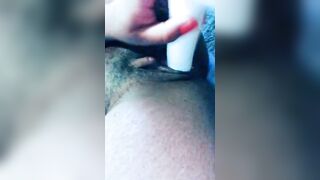 Vulgar Black Squirts on Vibrator