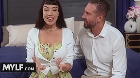 Austin Pierce, Little Puck And Quinton James In A Good Demure Wife Can Please Two Cocks At Once, And Her Husband Loves Sharing Her With Her Stepson