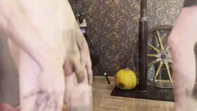 French-Hungarian mistress humiliates slave with relentless ballbusting