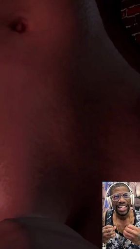 POV of You Deepthroating Yeenfer’s Transgender Cock & Getting Your Mouth Filled with Cum