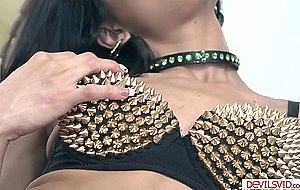 A petite teen latina blowjobs then fucked by a big cock