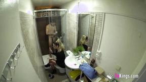 ”Blonde Latina auditions a dude that thinks she's just a office slut”