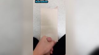 Draining Off on a Paper Towel