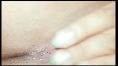 I stayed home and fingered myself raw watching latina squirt on video