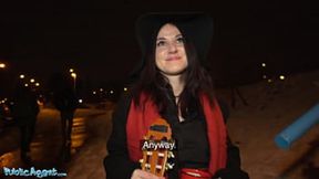 Public Agent Blows My Flute &mdash;  Melany Mendes &mdash;  Then We'll Fuck