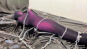 fx-tube com Stockings, mummification and chain bondage