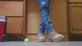 Chrissy boots in kitchen pt 3