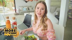 First Date Fucking With Your Gorgeosu New Gf Amalia Davismore