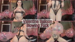 valentines balloon blowing fuck