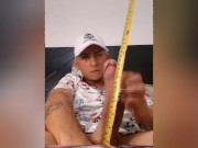 (LA VERGA MAS GRANDE) Me Mido La Verga Con Una Cita Métricas Me Mide 25Cm - 9.8 Pulgadas - Brayan Os