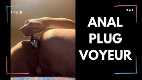 Anal Plug Voyeur POV