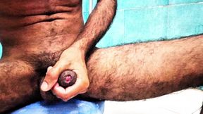 Young Masturbate Cock in the Bathroom