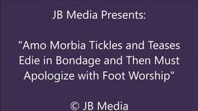 Amo Teases Edie with Tickling and Foot Worship - SD