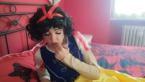 chantalchannel as burping hot snowhite disney princess